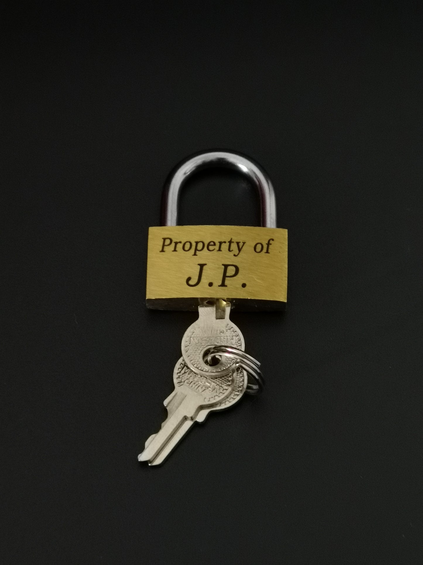 Personalised Brass Padlock