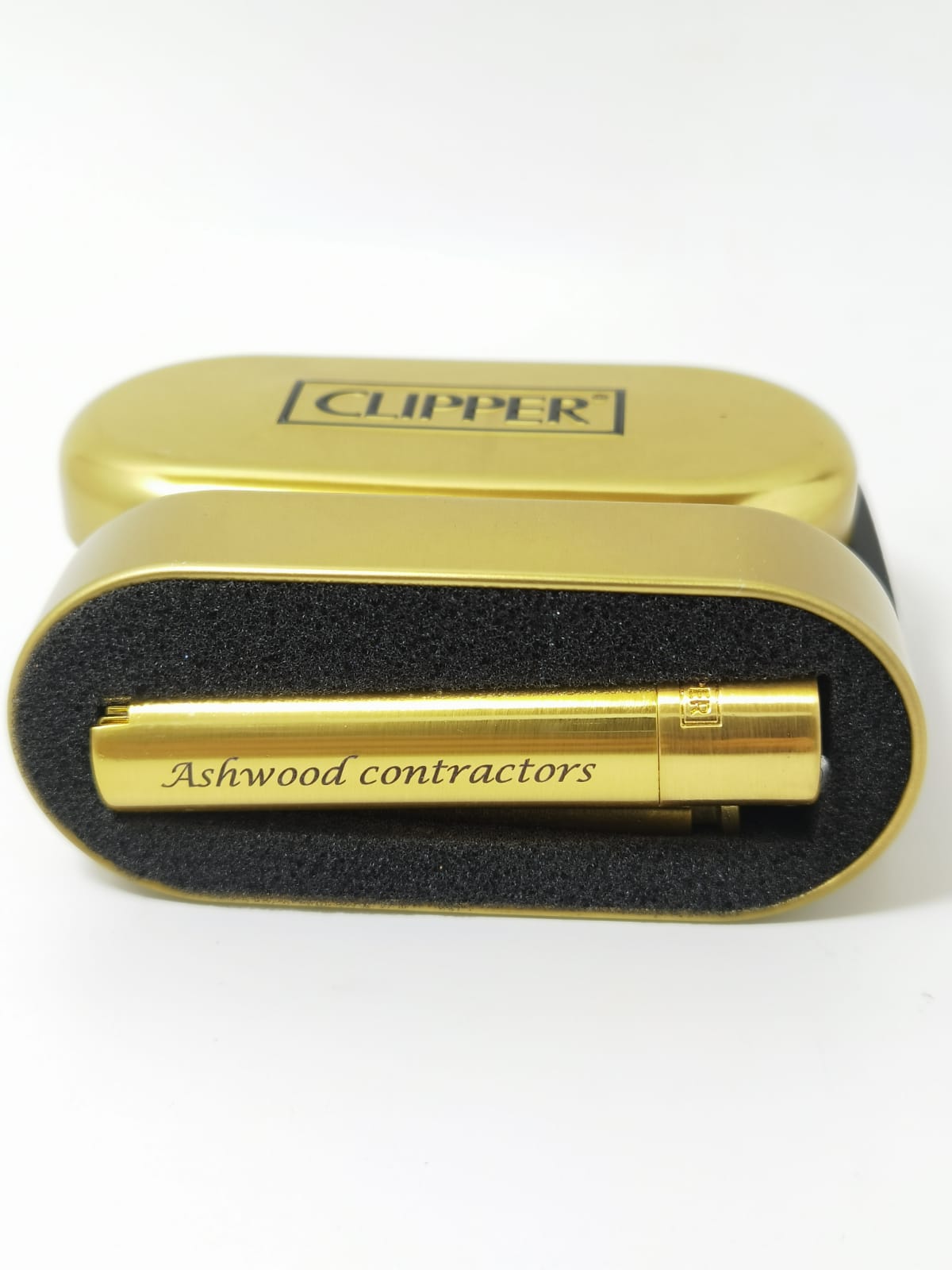 Personalised Engraved Lighter Clipper with Gift Tin