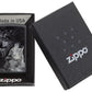 Personalised Black Zippo Wolf Design Lighter