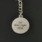 Personalised Stainless Steel Keyring