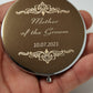 Personalised compact mirror Engraved with any message of your choice