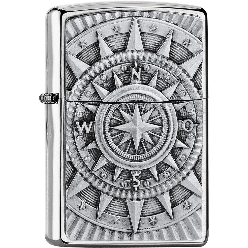 Personalised Zippo Compass Emblem Design Lighter