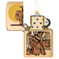 Personalised Zippo Wild West Skeleton Design- Perfect Gift for Fantasy Lovers