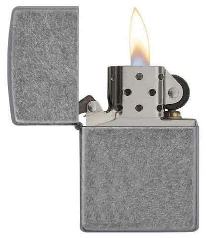Personalised Zippo Classic Antique Silver Plate Lighter - A Timeless and Sophisticated Accessory for Any Smoker or Collector