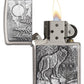 Customized Zippo Wolf Pack Emblem Lighter with Personalized Name & Symbol by Giftetch
