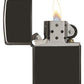 Personalised High Polish Black Zippo Lighter - Sleek and Stylish Gift for Smokers