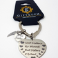 Personalised Not Sisters By Blood But Sisters By Heart Engraved Keyring
