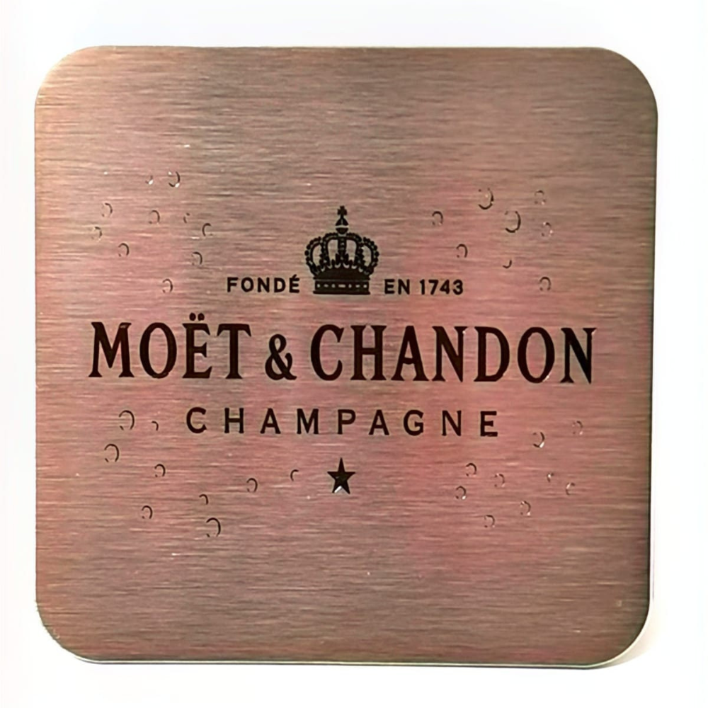 Personalised Stainless Steel 6 Piece Coaster Set Comes With Holder, Ideal for any occasion.