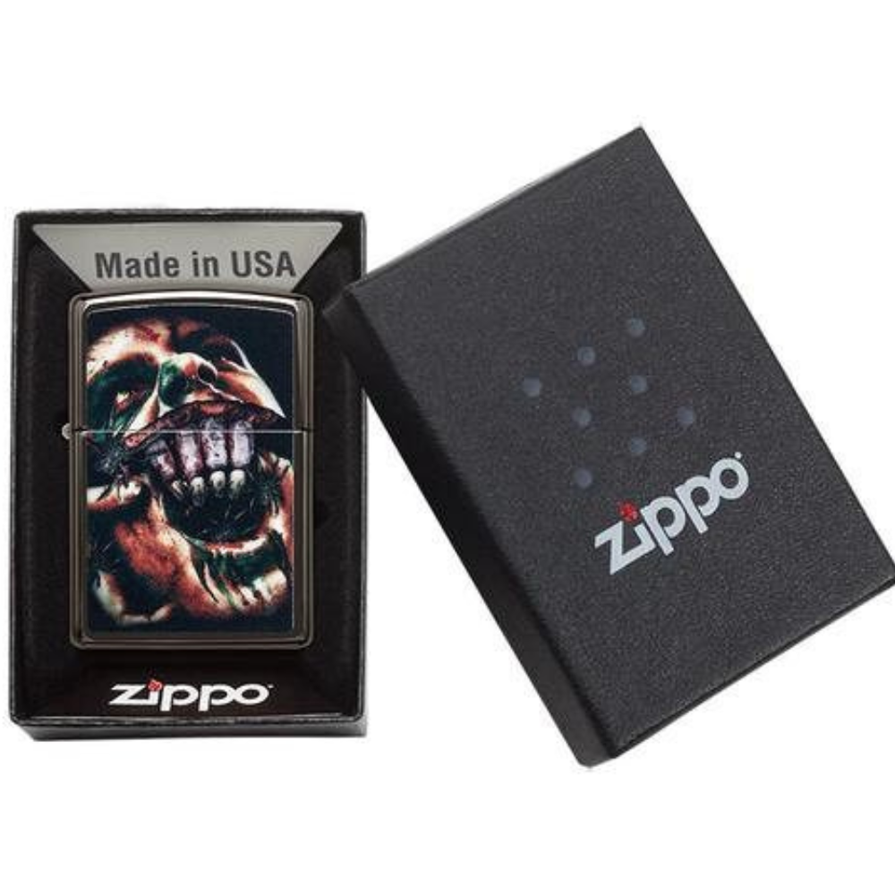 Custom Engraved Personalised Zippo Split Face Design Lighter Gift for Him or Her