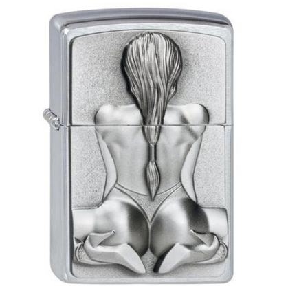 Personalised Genuine Zippo Girl Emblem Lighters