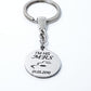 Personalised Round Keyring Set For Couples, Anniversary gift - I'm Her Mr  I'm His Mrs