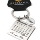 Personalised QR Code and Special Date Calendar Keyring For Loved Ones