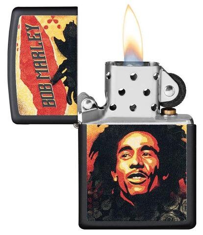Personalised Genuine Zippo Bob Marley Design Lighter