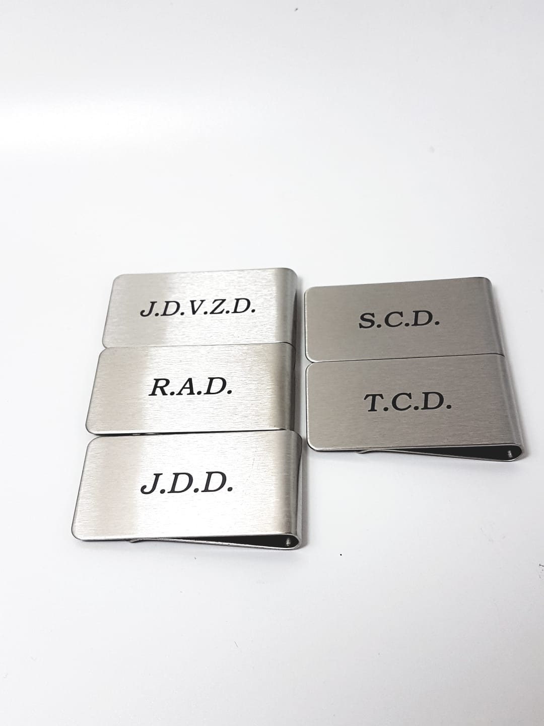Personalised Stainless Steel Money Clip