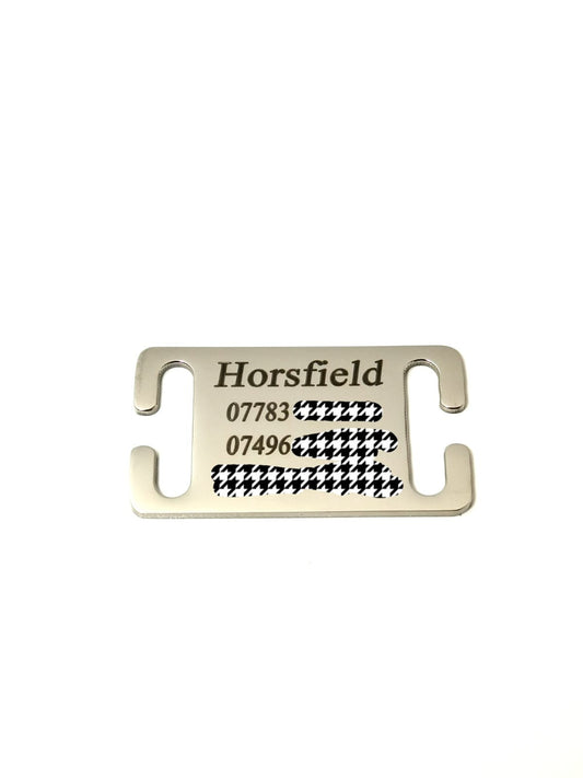 Personalised Stainless Steel Slide on Collar Tags, Pet Id Tags, Dog Collar Tags, Metal Dog Tags
