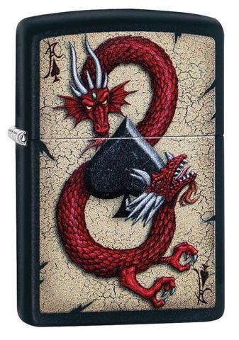 Make a Statement with the Personalised Zippo Dragon Ace Design Lighter - A High-Quality and Unique Gift for Any Occasion