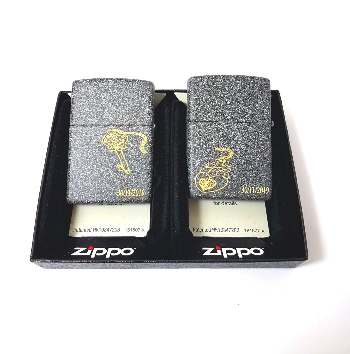 Personalised Genuine Zippo Day of the Dead Skulls Set Design Lighter