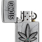 Personalised Genuine Zippo Stoned Weed Leaf Awesome Engraved Lighter for Pot Lovers