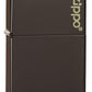 Personalised Classic Brown Zippo Logo Design Lighter