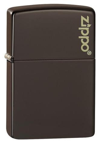 Personalised Classic Brown Zippo Logo Design Lighter