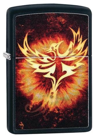 Personalized Genuine Zippo Phoenix Design Lighter - Customizable High-Quality Metal Windproof Flame Refillable Lighter for Men and Women