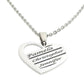Personalised Heart Pendant Necklace with 1-3 Names