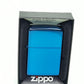 Customizable High Polish Sapphire Blue Pipe Lighter by Zippo - Engraved with Personalized Name and Signs