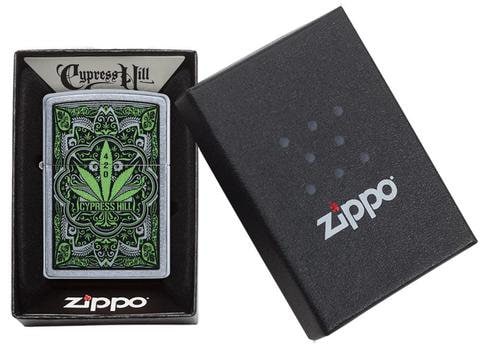 Personalised Genuine Zippo Cypress Hill Design Lighter