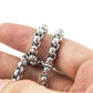 Men's Stainless Steel Box Chain Bracelet 4mm